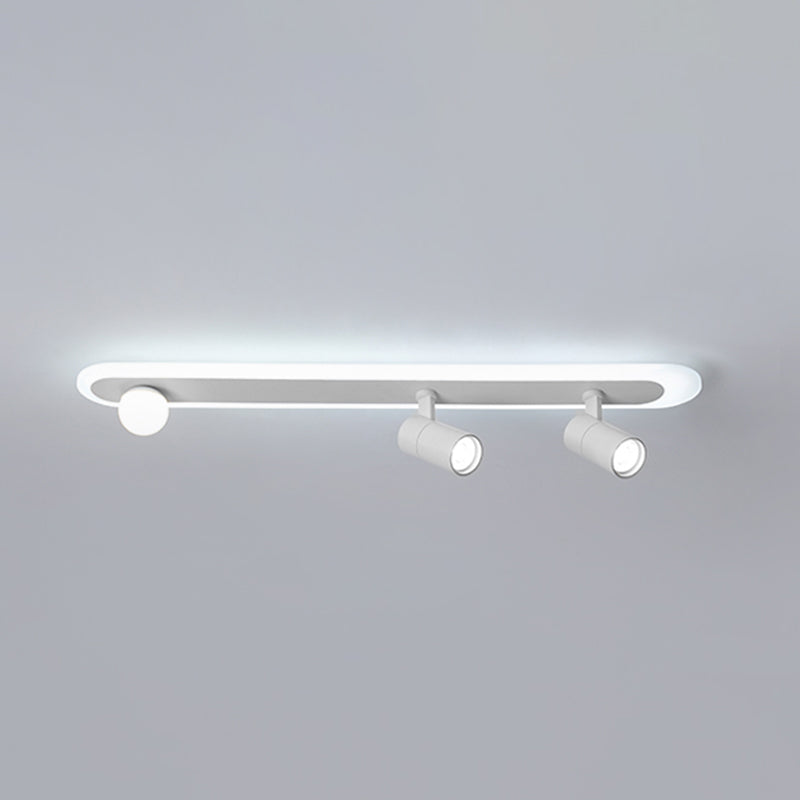 Moderne inbouwverlichting LED-railverlichtingsarmaturen Wit slaapkamerlicht Restaurantlicht