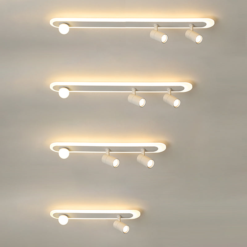 Moderne inbouwverlichting LED-railverlichtingsarmaturen Wit slaapkamerlicht Restaurantlicht