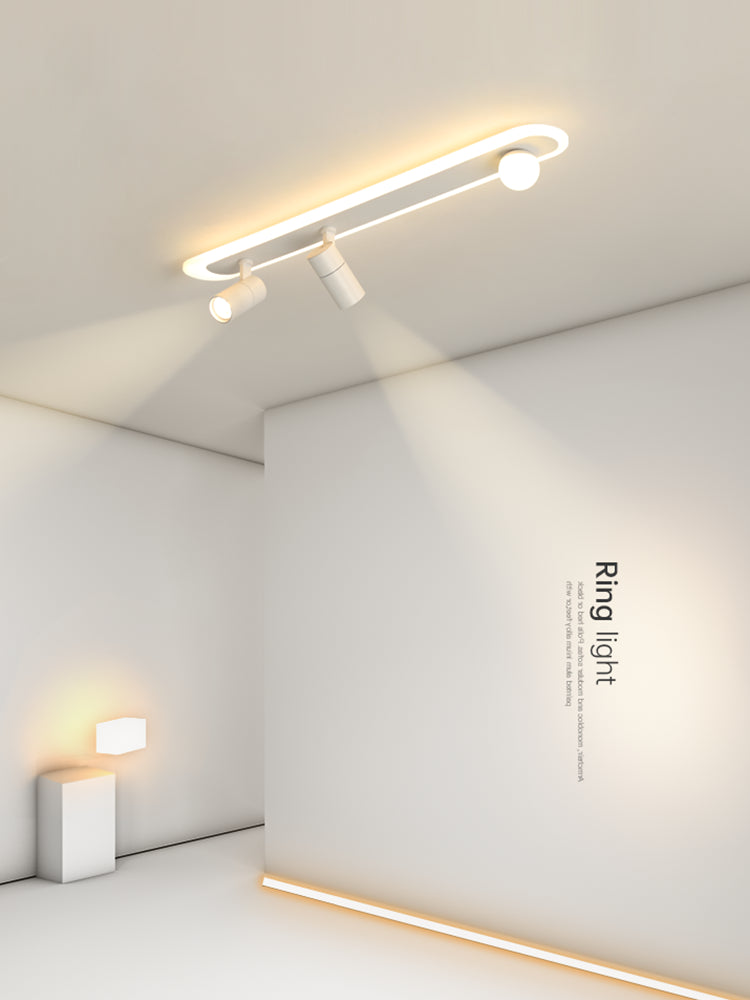 Moderne inbouwverlichting LED-railverlichtingsarmaturen Wit slaapkamerlicht Restaurantlicht