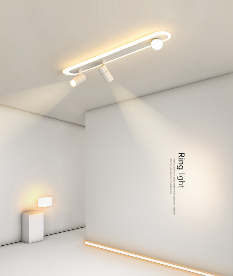 Moderne inbouwverlichting LED-railverlichtingsarmaturen Wit slaapkamerlicht Restaurantlicht