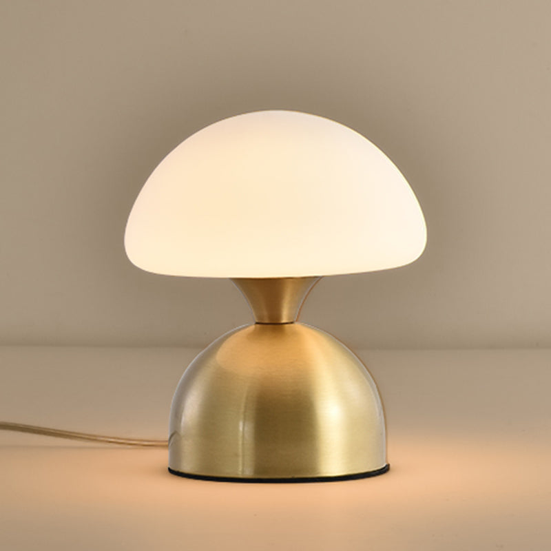 Lámpara de mesa de globo moderna 1 luz de mesa de luz