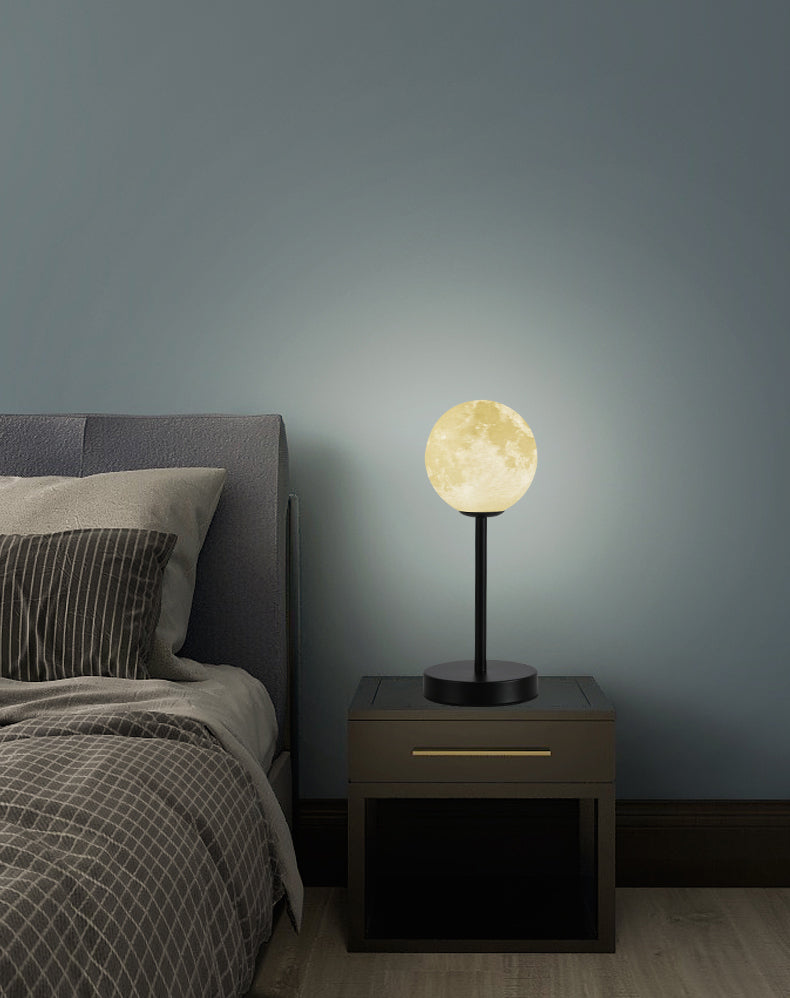 1-Licht-Globus-Tischlampe Modernes Glas Tischlicht