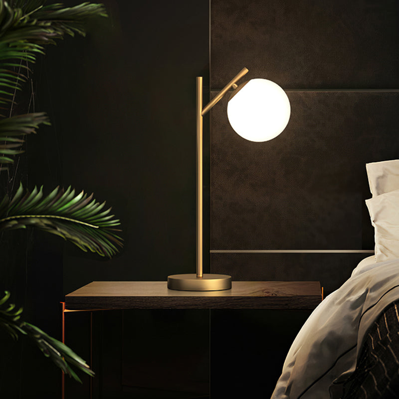 1-Licht globaler Tischlampe Modernes Glas Tischlicht