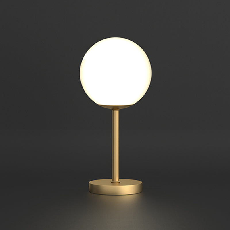 1-Licht globaler Tischlampe Modernes Glas Tischlicht