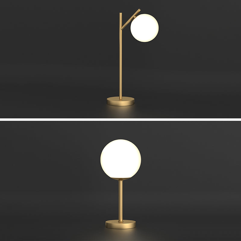 1-Licht globaler Tischlampe Modernes Glas Tischlicht