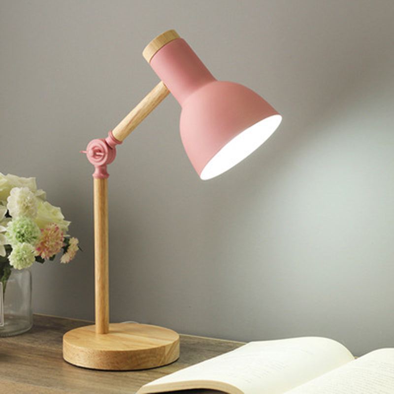 Lámpara de mesa de tono de cúpula moderna 1 luz de mesa de luz