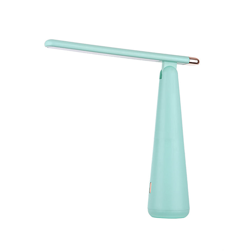 Tapered Collapsible LED Table Lamp Nordic Macaroon Style Dimmable Nightstand Light