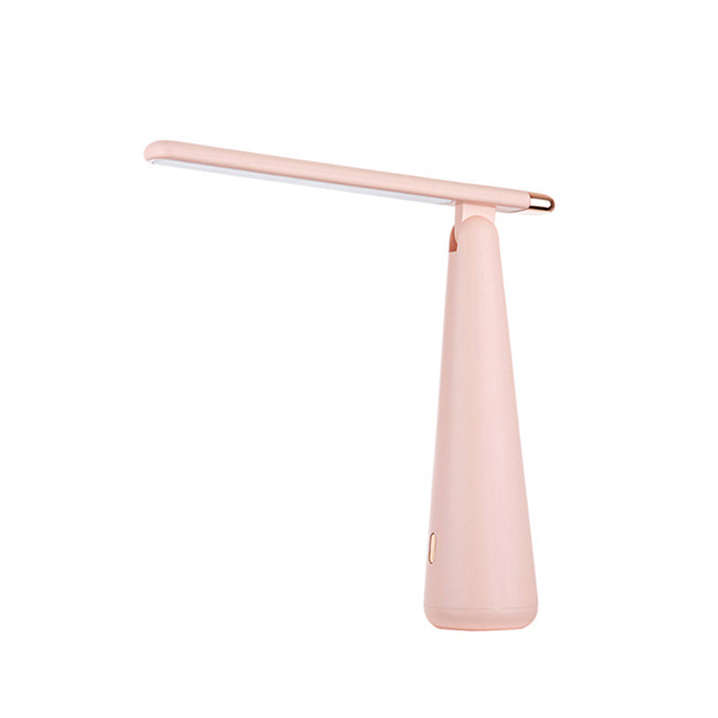 Tapered Collapsible LED Table Lamp Nordic Macaroon Style Dimmable Nightstand Light