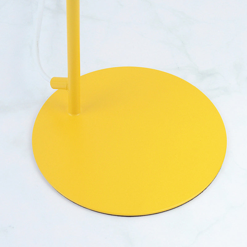 Bell Shade Nordic Style Mini Table Table Lampe 12,5 "Hauteur de lecture de lite de lecture avec base ronde en métal