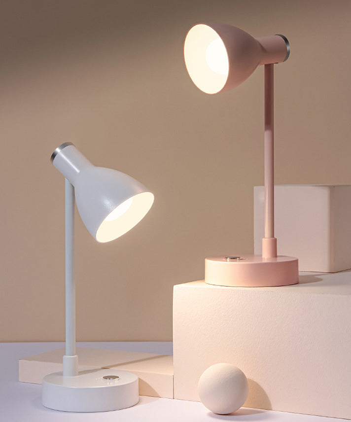 Lampada da tavolo per amaretto regolabile ad angolo 90 ° per la camera da letto