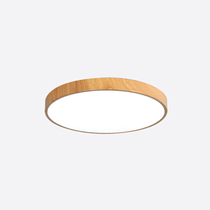 Montaje empotrado LED circular de color de registro en luz de techo de hierro forjado de estilo conciso moderno para sala de estar