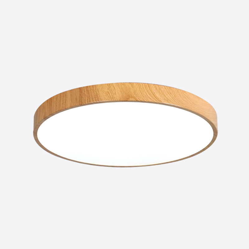Montaje empotrado LED circular de color de registro en luz de techo de hierro forjado de estilo conciso moderno para sala de estar
