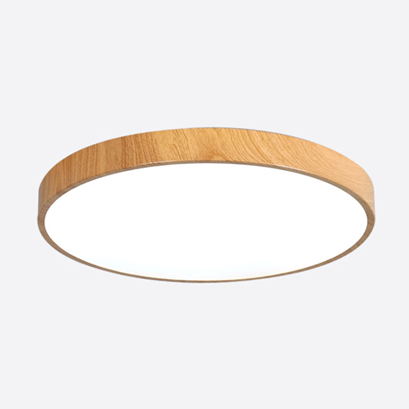 Montaje empotrado LED circular de color de registro en luz de techo de hierro forjado de estilo conciso moderno para sala de estar