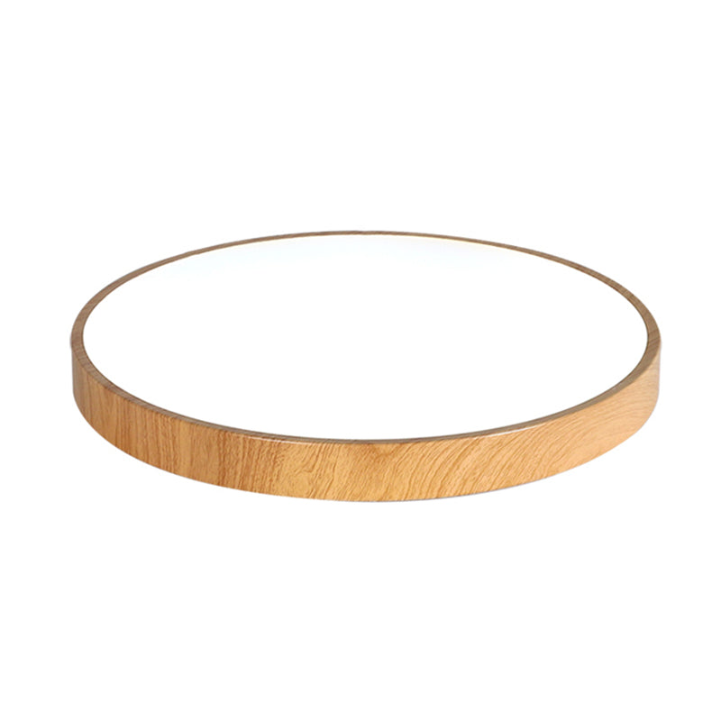 Montaje empotrado LED circular de color de registro en luz de techo de hierro forjado de estilo conciso moderno para sala de estar