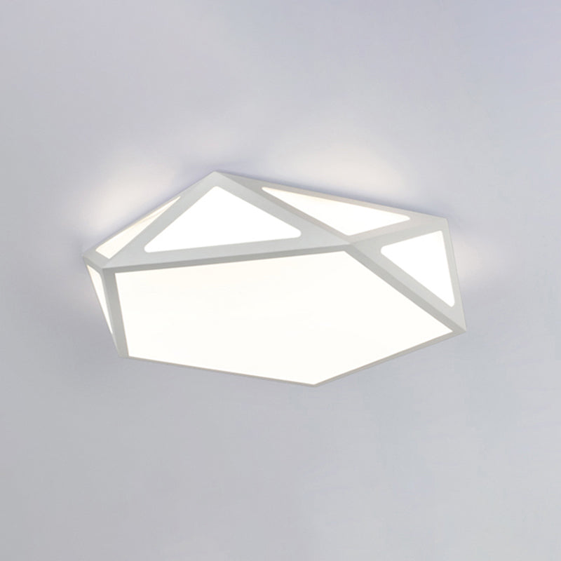 Lámpara de techo moderna geométrica ultrafina de luces de techo de montaje en superficie LED para dormitorio