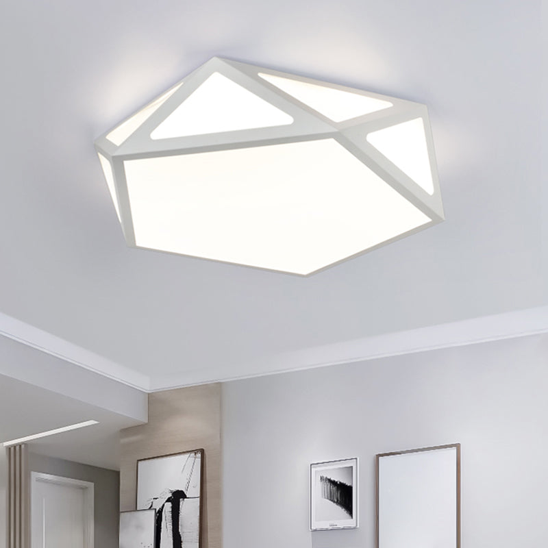 Lámpara de techo moderna geométrica ultrafina de luces de techo de montaje en superficie LED para dormitorio