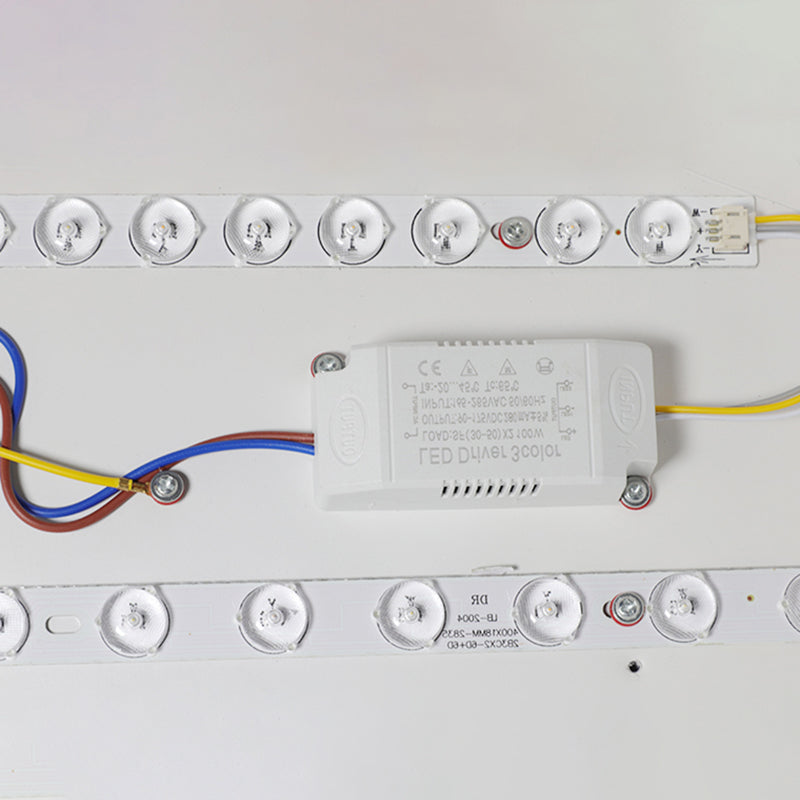 Lámpara de techo moderna geométrica ultrafina de luces de techo de montaje en superficie LED para dormitorio