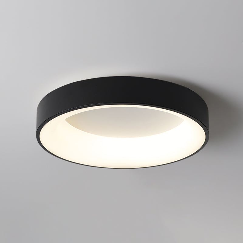Nouveau Luminaire LED affleurant à tambour moderne 1 luminaire de plafond en acrylique pour