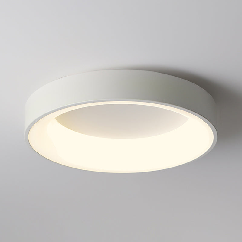 Nouveau Luminaire LED affleurant à tambour moderne 1 luminaire de plafond en acrylique pour