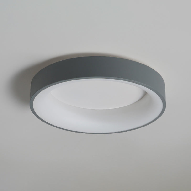 Nouveau Luminaire LED affleurant à tambour moderne 1 luminaire de plafond en acrylique pour