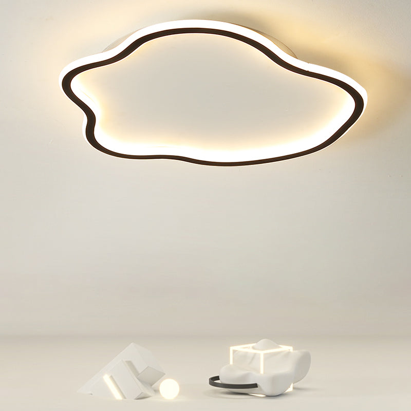 Lámpara de techo moderna geométrica ultrafina de luces de techo de montaje en superficie LED para dormitorio