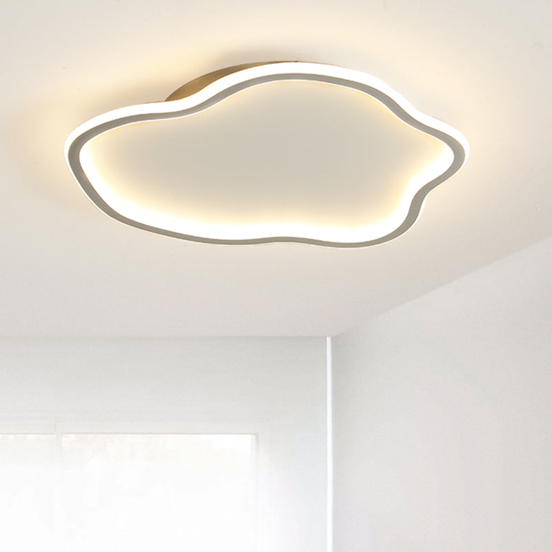 Lámpara de techo moderna geométrica ultrafina de luces de techo de montaje en superficie LED para dormitorio