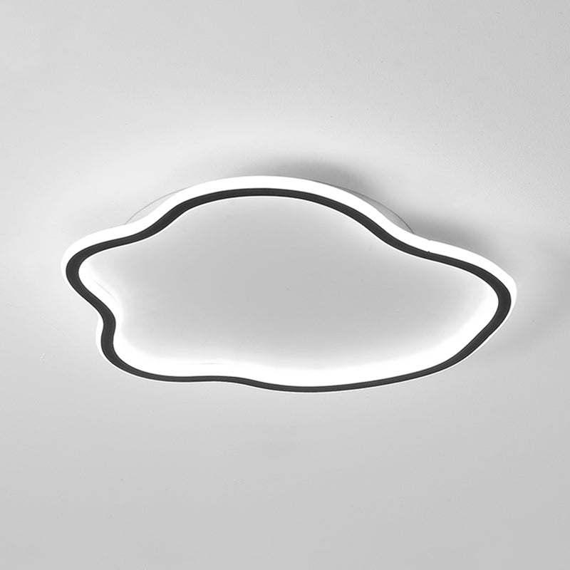 Lámpara de techo moderna geométrica ultrafina de luces de techo de montaje en superficie LED para dormitorio