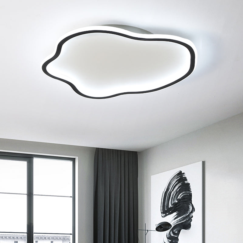 Lámpara de techo moderna geométrica ultrafina de luces de techo de montaje en superficie LED para dormitorio