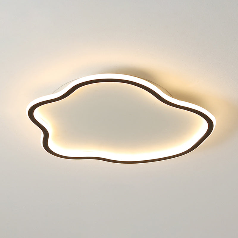 Lámpara de techo moderna geométrica ultrafina de luces de techo de montaje en superficie LED para dormitorio