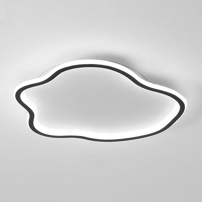 Lámpara de techo moderna geométrica ultrafina de luces de techo de montaje en superficie LED para dormitorio