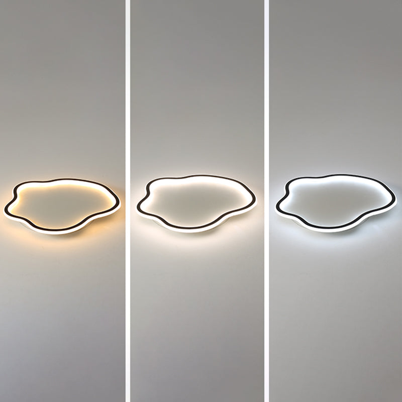 Lámpara de techo moderna geométrica ultrafina de luces de techo de montaje en superficie LED para dormitorio