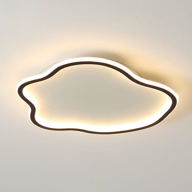Lámpara de techo moderna geométrica ultrafina de luces de techo de montaje en superficie LED para dormitorio