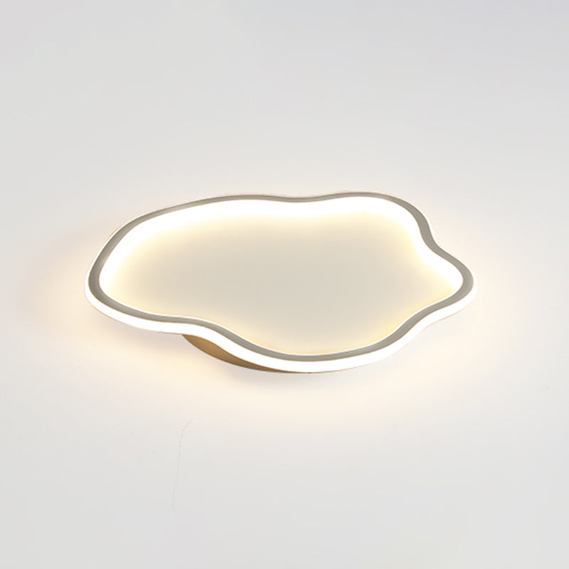 Lámpara de techo moderna geométrica ultrafina de luces de techo de montaje en superficie LED para dormitorio