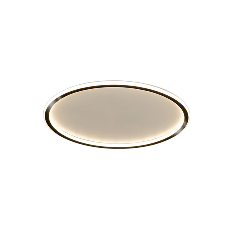 Lámpara empotrada LED ultrafina de 1 luz, nueva lámpara acrílica moderna de montaje en techo para dormitorio