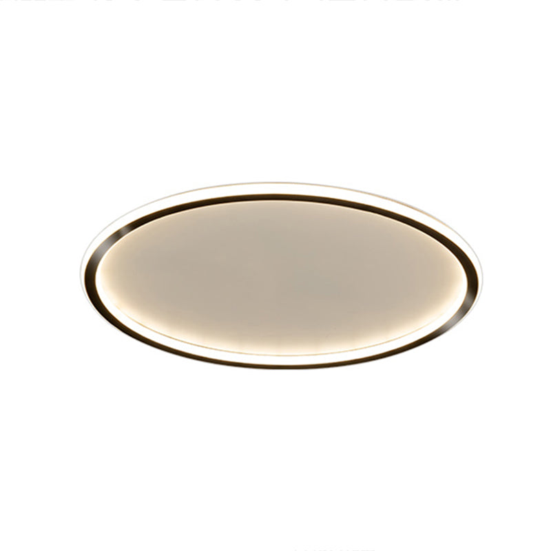 Ultra-thin 1-Light LED Flush Light New Modern Acrylic Ceiling Mount Lamp for Bedroom