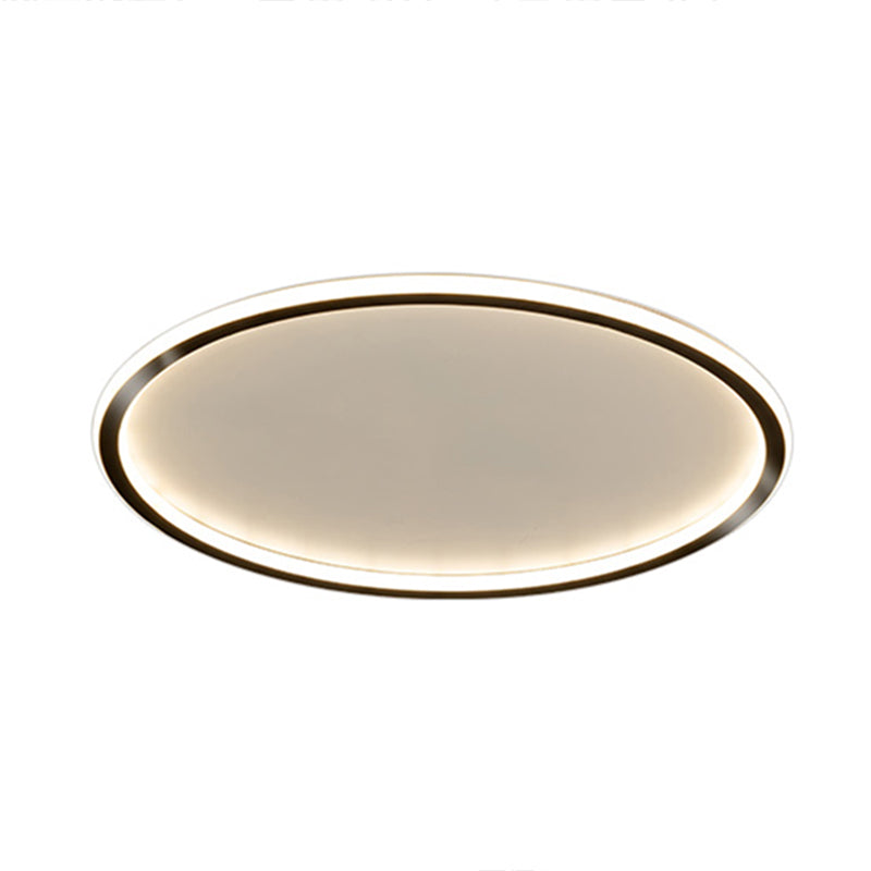 Ultra-thin 1-Light LED Flush Light New Modern Acrylic Ceiling Mount Lamp for Bedroom
