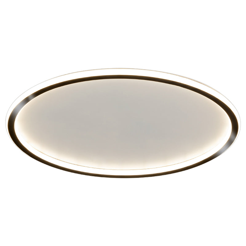 Ultra-thin 1-Light LED Flush Light New Modern Acrylic Ceiling Mount Lamp for Bedroom