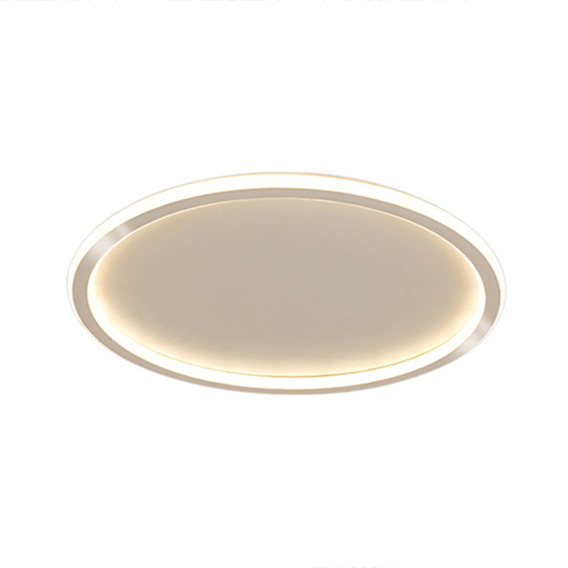 Ultra-thin 1-Light LED Flush Light New Modern Acrylic Ceiling Mount Lamp for Bedroom