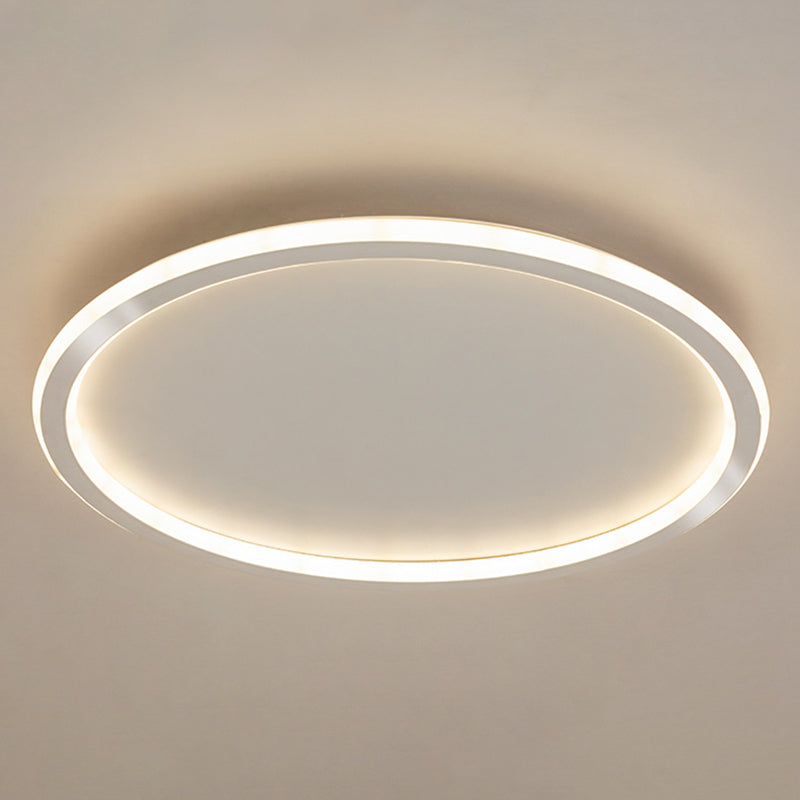 Ultra-thin 1-Light LED Flush Light New Modern Acrylic Ceiling Mount Lamp for Bedroom