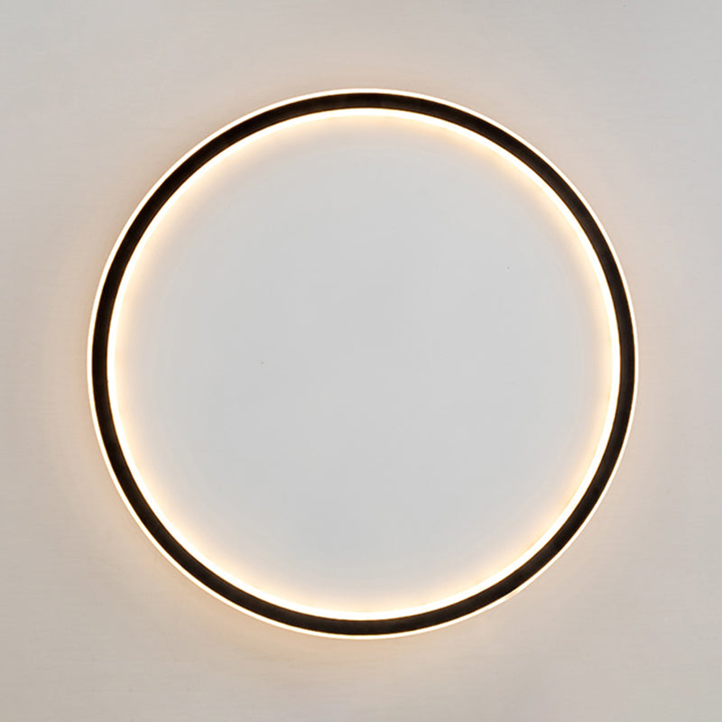 Ultra-thin 1-Light LED Flush Light New Modern Acrylic Ceiling Mount Lamp for Bedroom