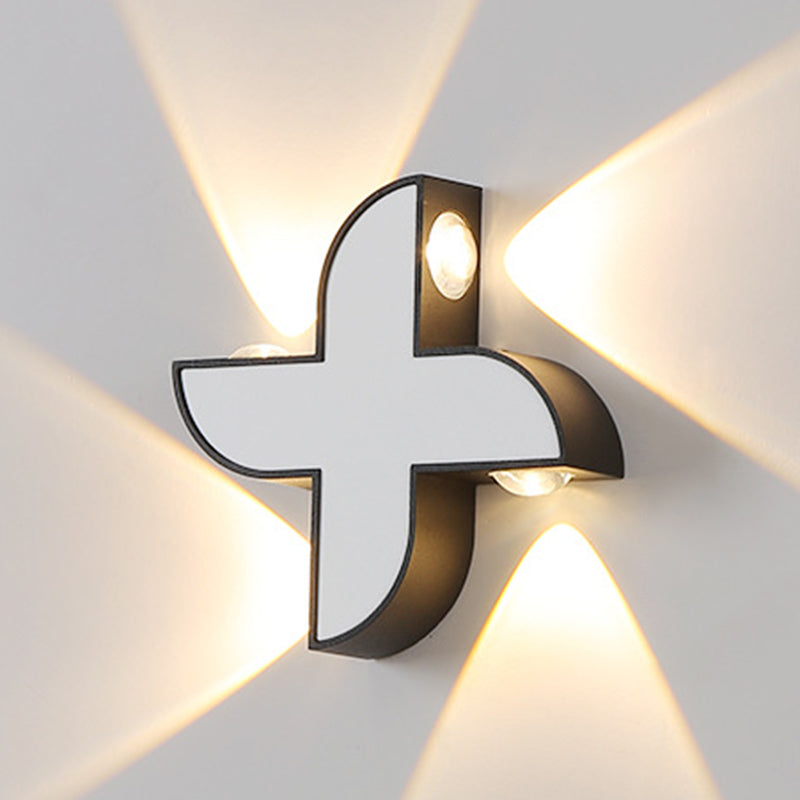 Modern Minimalist Style Wall Sconce Lighting Metal Wall Lighting Ideas for Exterior Wall