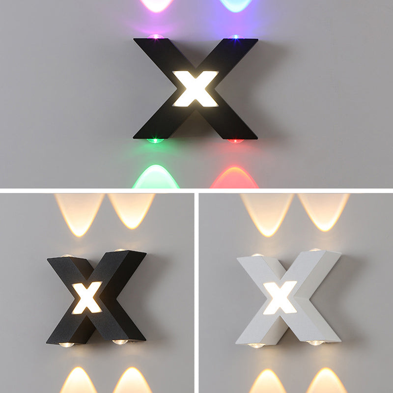 Modern Minimalist Style Wall Sconce Lighting Metal Wall Lighting Ideas for Exterior Wall
