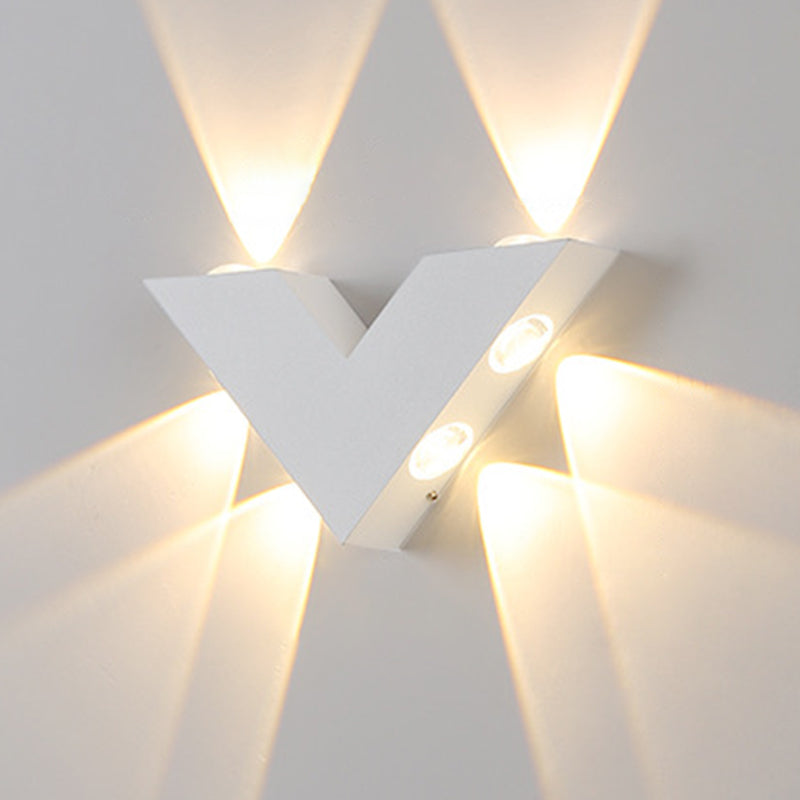 Modern Minimalist Style Wall Sconce Lighting Metal Wall Lighting Ideas for Exterior Wall