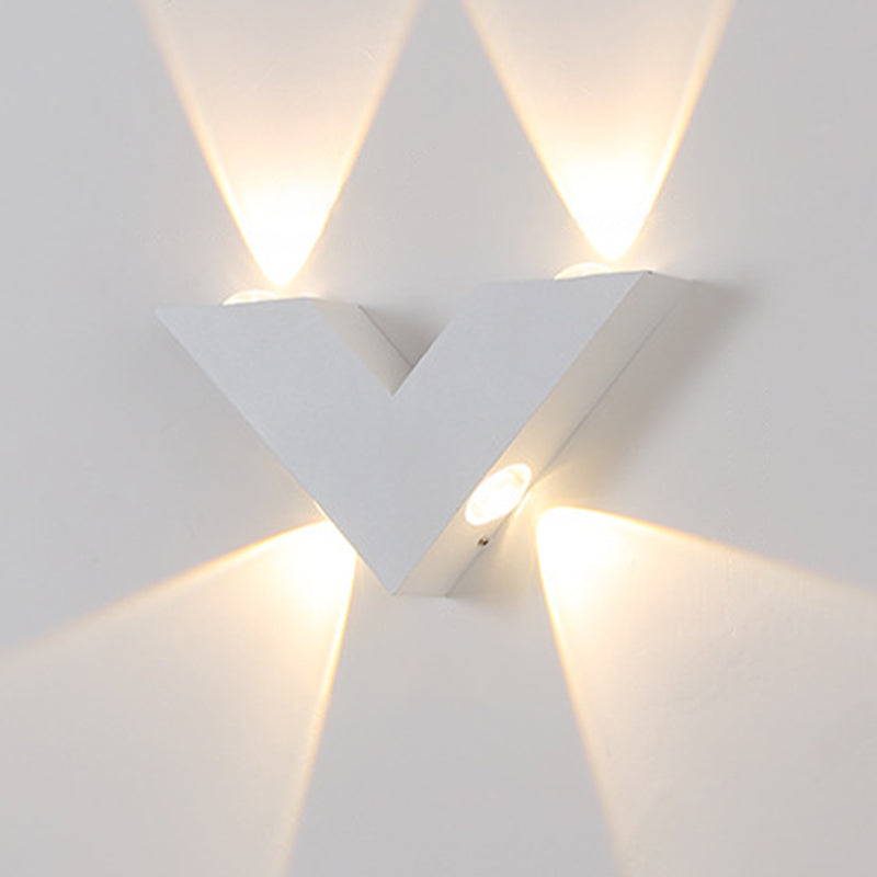 Modern Minimalist Style Wall Sconce Lighting Metal Wall Lighting Ideas for Exterior Wall