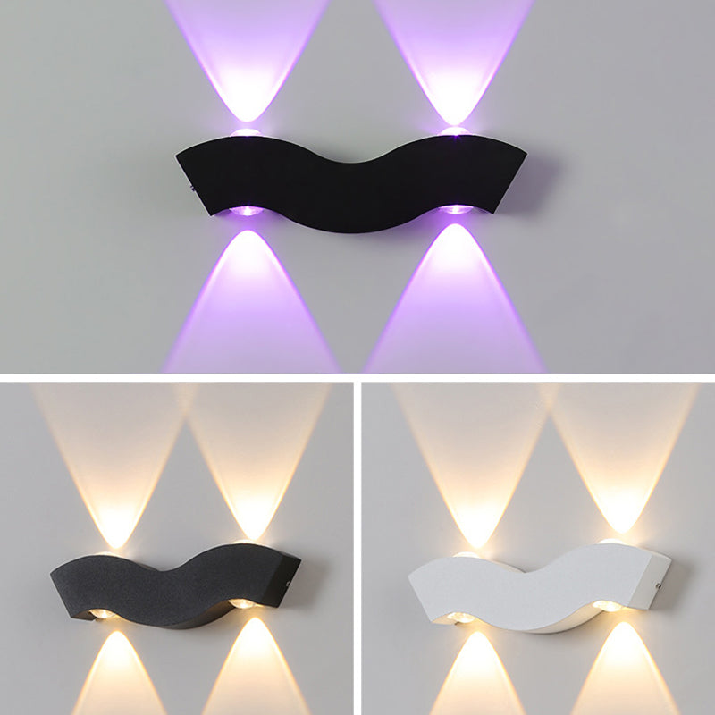 Modern Minimalist Style Wall Sconce Lighting Metal Wall Lighting Ideas for Exterior Wall