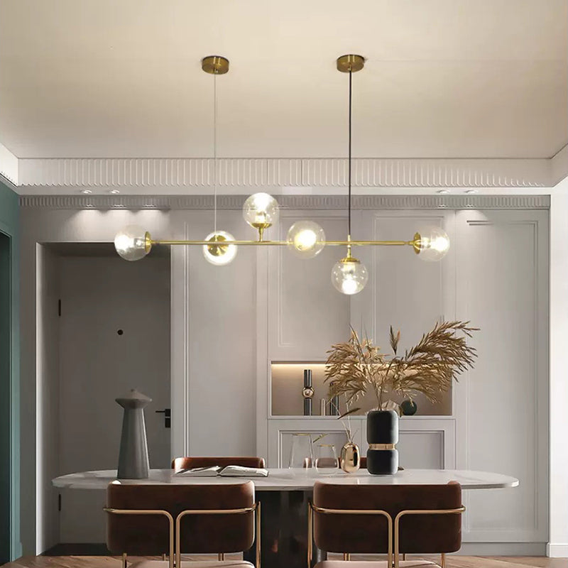 Fissaggi di illuminazione di Globe Island Glass Minimalismo Fissaggi di illuminazione a sospensione per il ristorante