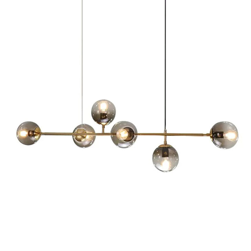 Fissaggi di illuminazione di Globe Island Glass Minimalismo Fissaggi di illuminazione a sospensione per il ristorante