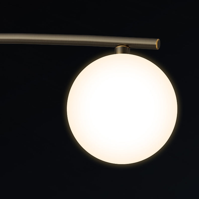 New Modern Glass Semi Flush Light Fixtures Bedroom Starburst Flush Mount Light with Shape