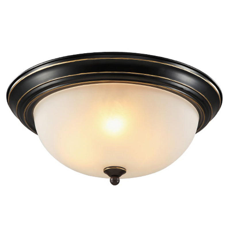 Schale Glas Flush Mount Modern Style Wohnzimmer-Deckenleuchte mit Form