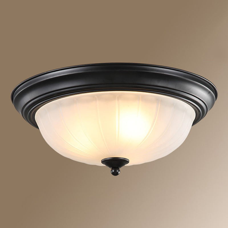 Schale Glas Flush Mount Modern Style Wohnzimmer-Deckenleuchte mit Form